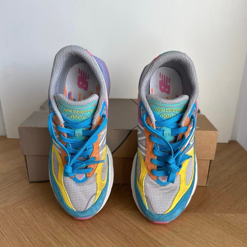New Balance 990 V6 ‘Gelato’ Kids Sneakers- SZ 5 Y- 6.5 W - Picture 10 of 13